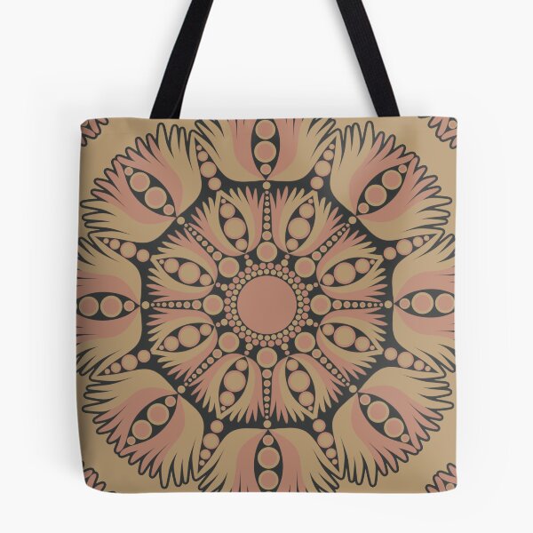 Item preview, Mindful Lotus Royal Circle Polka Dot Mandala Pattern designed and sold by Triplicate Limited.