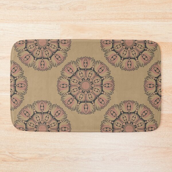Item preview, Mindful Lotus Royal Circle Polka Dot Mandala Pattern designed and sold by Triplicate Limited.