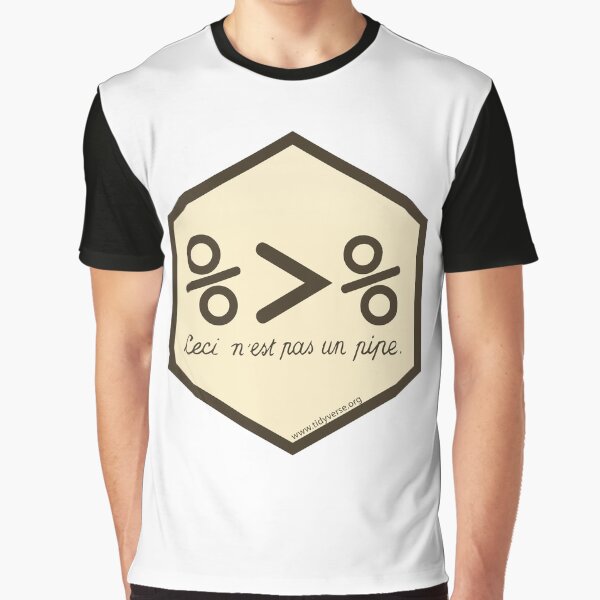 magrittr hex logo Graphic T-Shirt