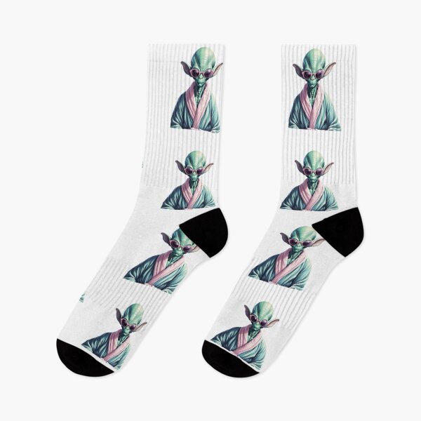 Item preview, Relaxed Alien in a bathrobe  designed and sold by EtherealDesires.