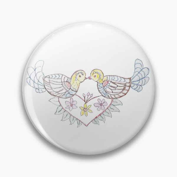 Item preview, Birds love, hand draw designed and sold by vicenta1931.