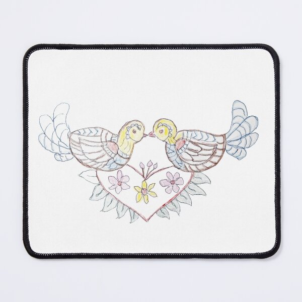 Item preview, Birds love, hand draw designed and sold by vicenta1931.