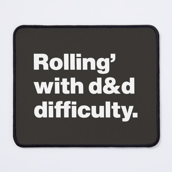 Item preview, Rolling with Difficulty d&D Podcast Fun designed and sold by nancycrazy.