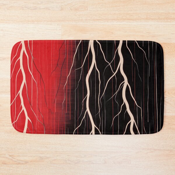 Item preview, Red Black Lightning Bolt designed and sold by EnchantArtCo.