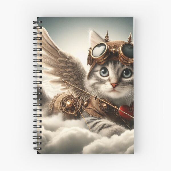 Aperçu de l'œuvre Chaton Steampunk Cupidon créée et vendue par All-Kittens.