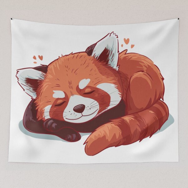 Item preview, Red Panda Nap Time designed and sold by GoverArt.