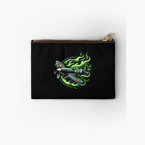 Item preview, Spitfire with green flames designed and sold by BeztProductz.