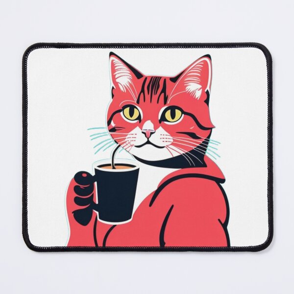 Item preview, Cat with coffee designed and sold by FilipJankesoo.