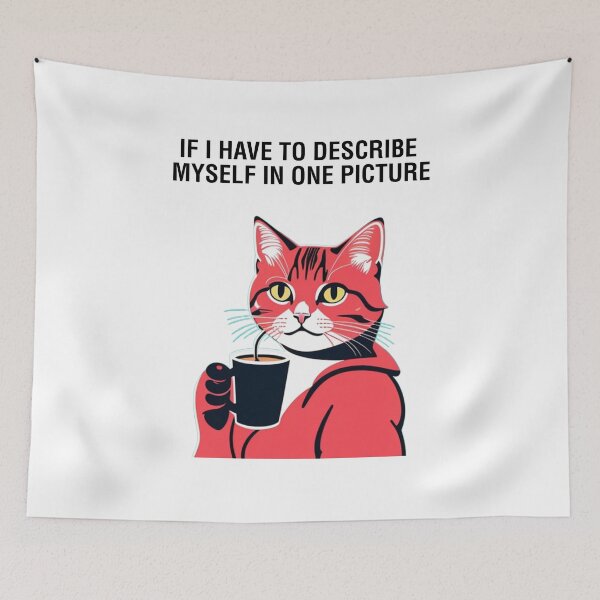 Item preview, Cat with coffee designed and sold by FilipJankesoo.