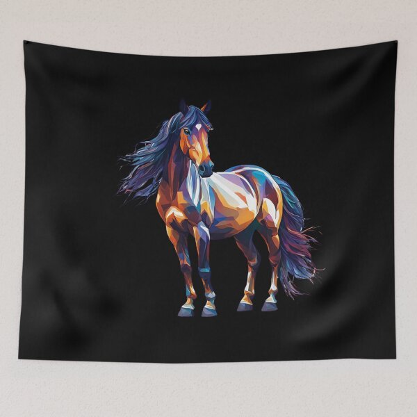 Item preview, Horse with Beautiful Mane in Colors Buy Horse designed and sold by Aquillashop.