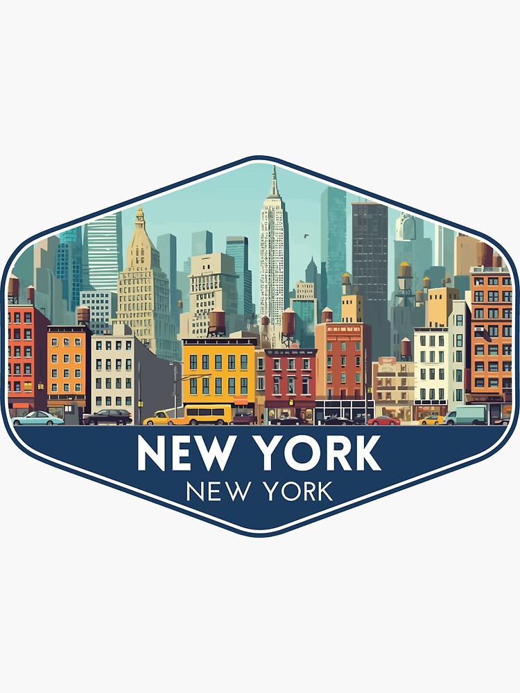 Stickers New York - Autocollant muraux et deco voyage