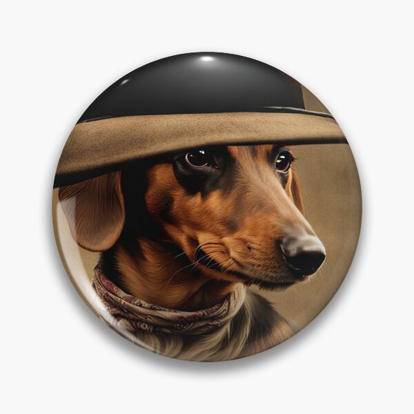 Item preview, Cute Country Western Cowboy Hat Dauchsand Dog Old West Weiner Dog designed and sold by Stephanie Laird.