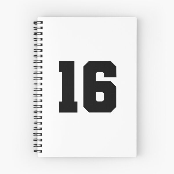 Item preview, 16, sixteen, black, soccer league designed and sold by Numbers-Art.