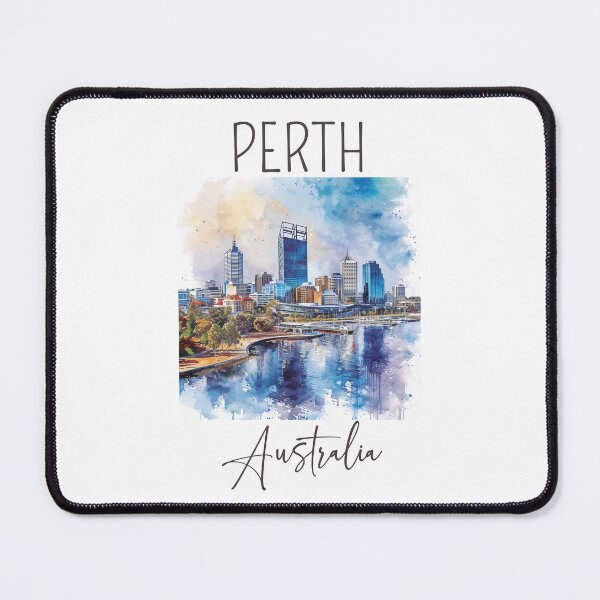 Item preview, Watercolor Design of Perth - Australia designed and sold by Sketch-Shack.