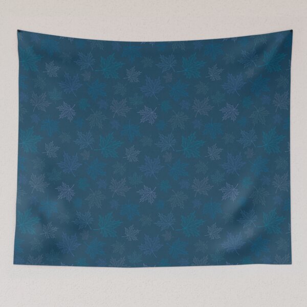 Item preview, Dark Turquoise Maple Leaves designed and sold by WeArePear.