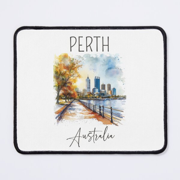 Item preview, Watercolor Design of Perth - Australia designed and sold by Sketch-Shack.