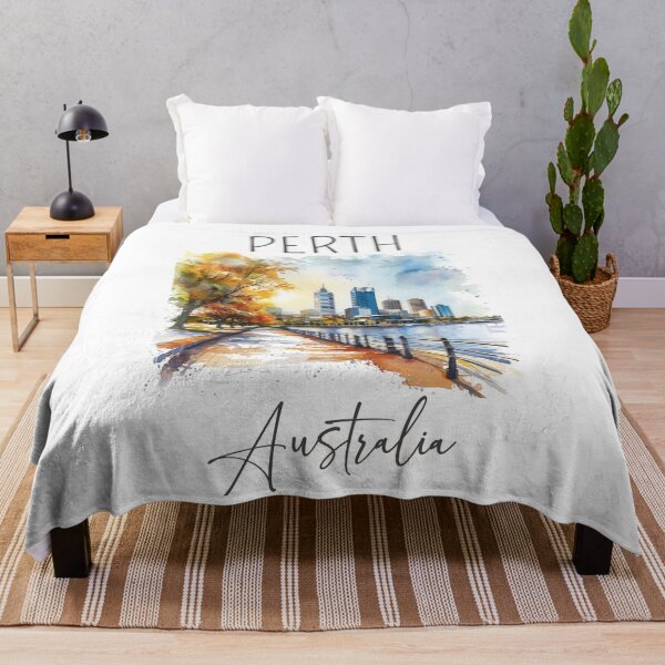 Item preview, Watercolor Design of Perth - Australia designed and sold by Sketch-Shack.