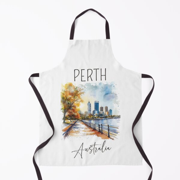 Item preview, Watercolor Design of Perth - Australia designed and sold by Sketch-Shack.