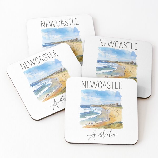 Item preview, Watercolor Design of Newcastle - Australia designed and sold by Sketch-Shack.