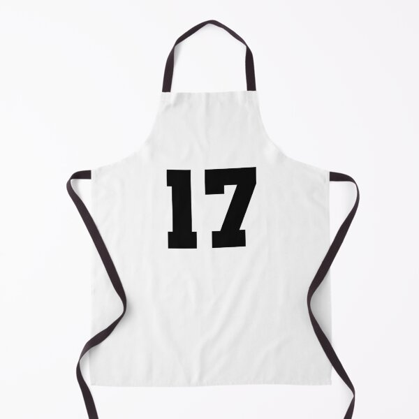 Item preview, 17, seventeen, black, soccer league designed and sold by Numbers-Art.