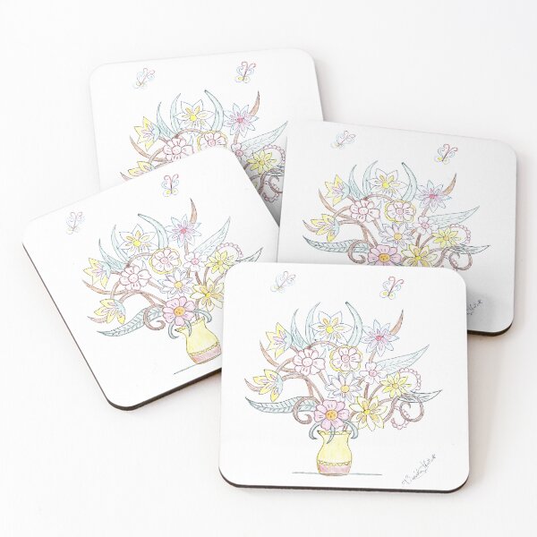 Item preview, Cup of flowers designed and sold by vicenta1931.