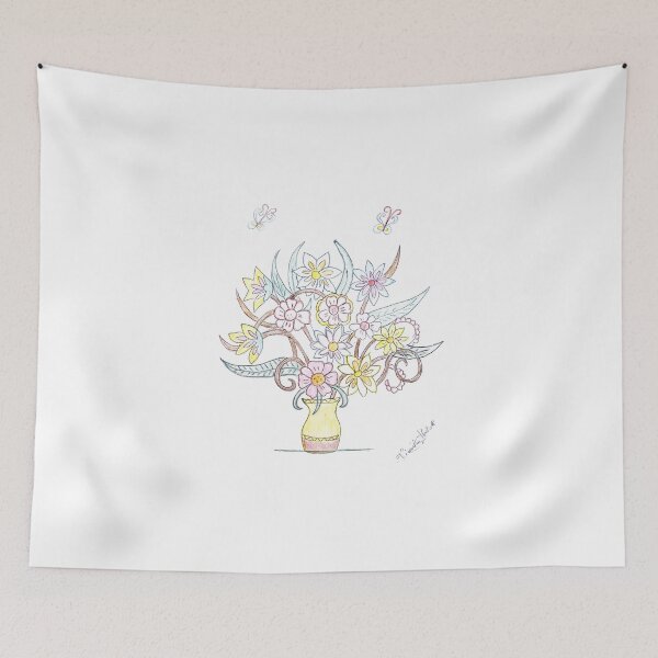 Item preview, Cup of flowers designed and sold by vicenta1931.
