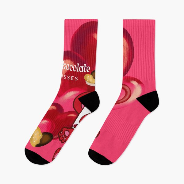 Item preview, Vibrant Pink & Red hearts Panda Love chocolate kisses  designed and sold by wildwhimsical.