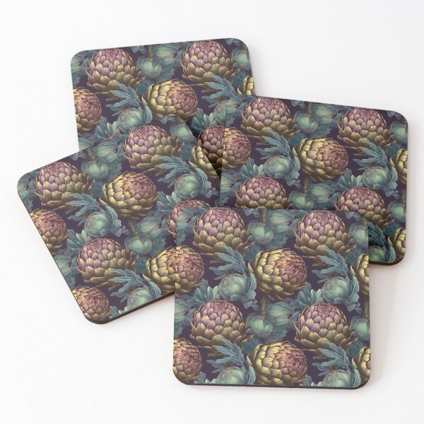 Item preview, Seamless pattern, vibrant artichoke designed and sold by naughty-raccoon.