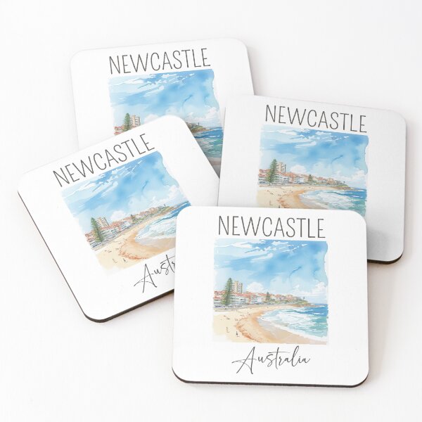 Item preview, Watercolor Design of Newcastle - Australia designed and sold by Sketch-Shack.