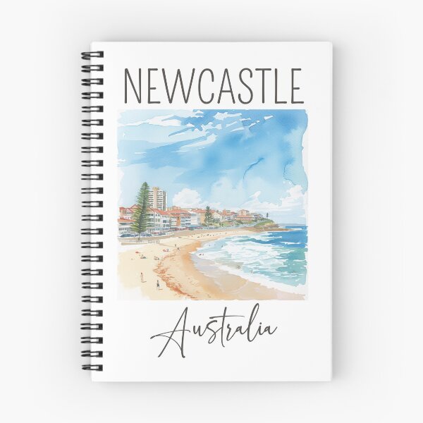 Item preview, Watercolor Design of Newcastle - Australia designed and sold by Sketch-Shack.
