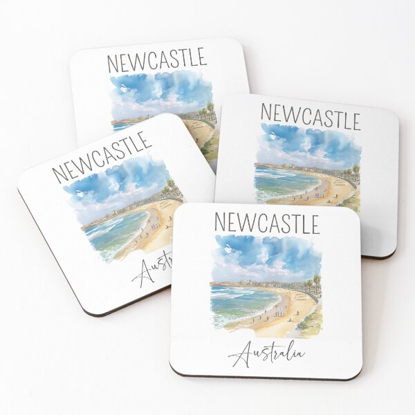 Item preview, Watercolor Design of Newcastle - Australia designed and sold by Sketch-Shack.
