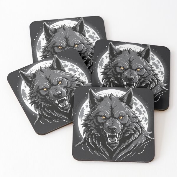 Item preview, Werewolf in front of the moon designed and sold by PragmaticP.