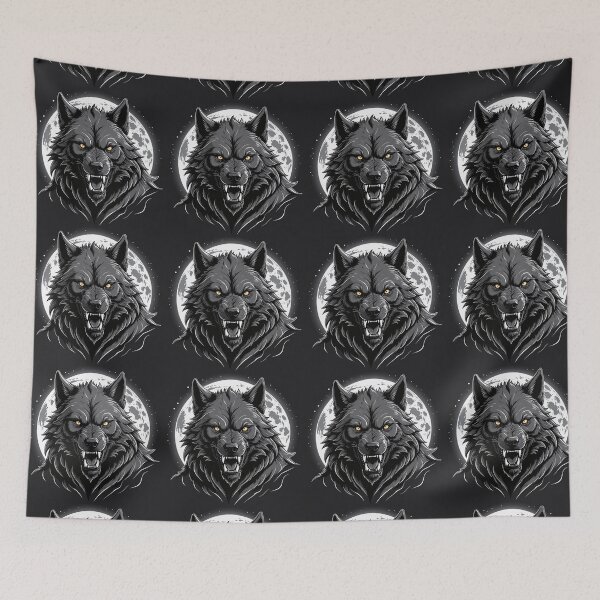 Item preview, Werewolf in front of the moon designed and sold by PragmaticP.