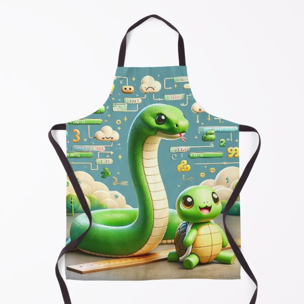 Item preview, Code Quest: Python's Whimsical World of Learning designed and sold by TuringTacoTales.
