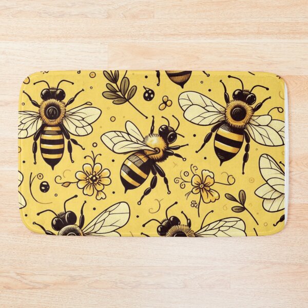 Item preview, Bees Pattern - Nature-inspired Design for Bee Lovers designed and sold by asbno19.
