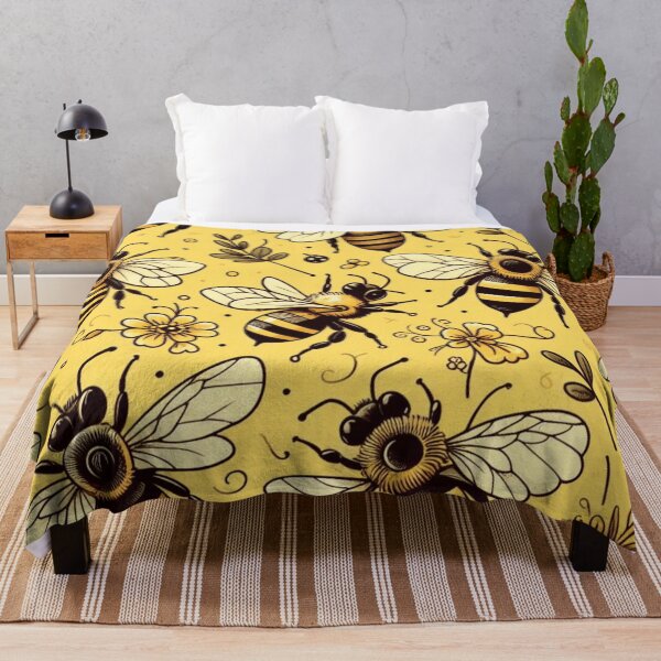 Item preview, Bees Pattern - Nature-inspired Design for Bee Lovers designed and sold by asbno19.