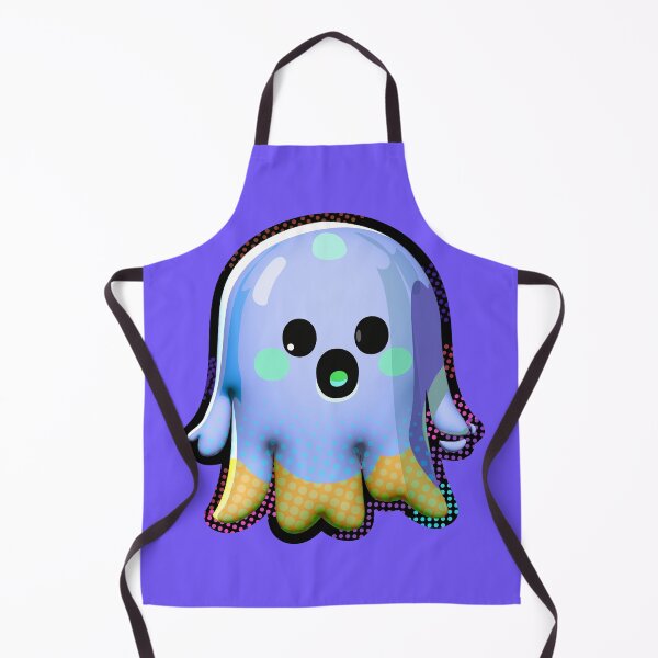Item preview, Super cute little purple octopus kawaii ghost designed and sold by ladstudio.