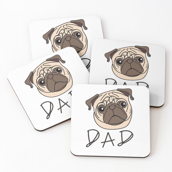 Item preview, Pug Dad: Love & Cuddles designed and sold by RemyTub.
