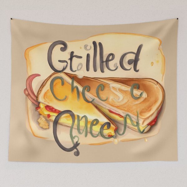 Item preview, Grilled Cheese Queen designed and sold by @ndrys.