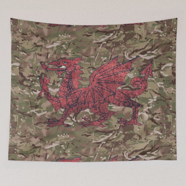 Item preview, Cymru, Wales, Red Dragon, MTP designed and sold by UKMilitaire.