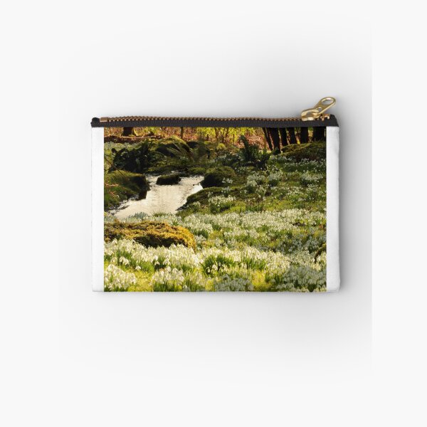 Item preview, digital photograph of sunlit tree and Snowrops designed and sold by SimonJohnson1.