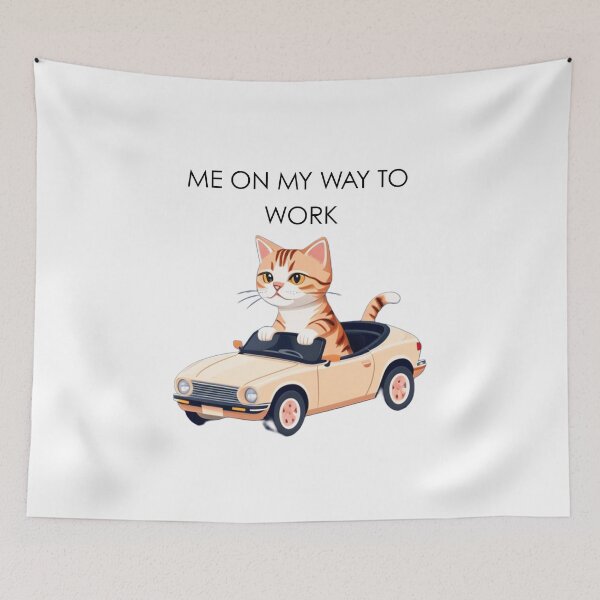 Item preview, Cat driving car designed and sold by FilipJankesoo.