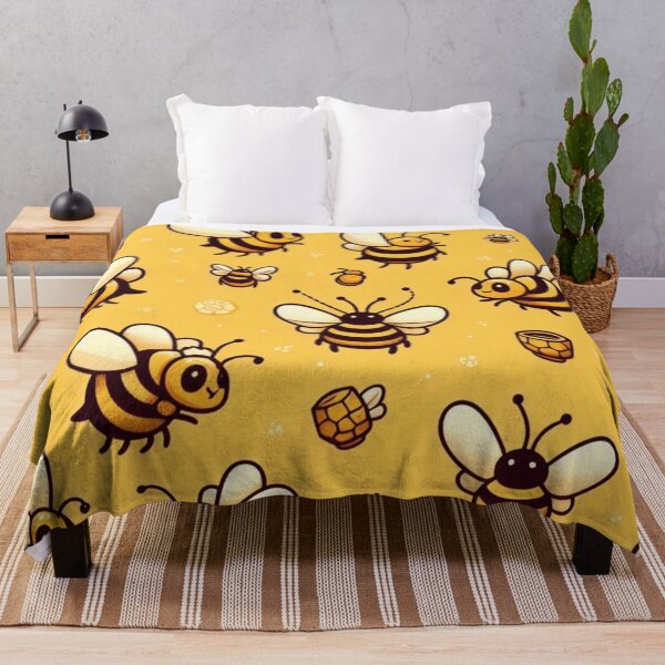 Item preview, Bees Pattern - Nature-inspired Design for Bee Lovers designed and sold by asbno19.