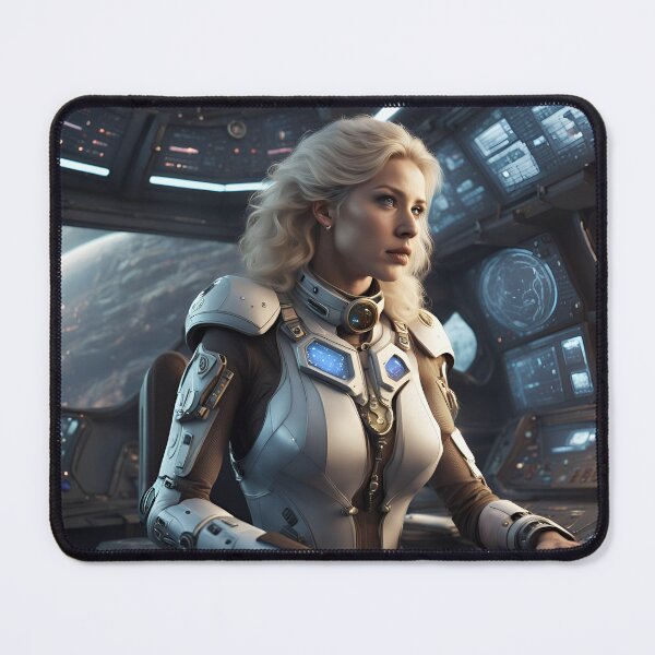 Item preview, Nordic blonde woman in the command room 2 designed and sold by Kenosuke78.