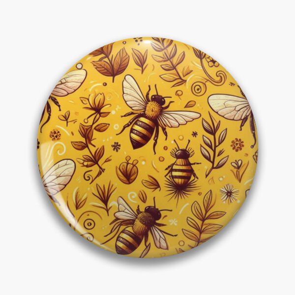 Item preview, Bees Pattern - Nature-inspired Design for Bee Lovers designed and sold by asbno19.