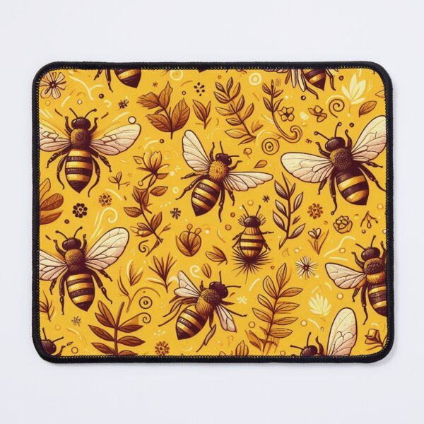 Item preview, Bees Pattern - Nature-inspired Design for Bee Lovers designed and sold by asbno19.
