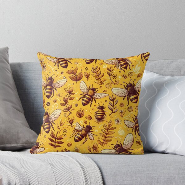 Item preview, Bees Pattern - Nature-inspired Design for Bee Lovers designed and sold by asbno19.