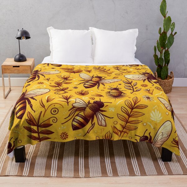 Item preview, Bees Pattern - Nature-inspired Design for Bee Lovers designed and sold by asbno19.