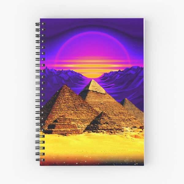 Item preview, Retro wave background with pyramid designed and sold by Easywear.