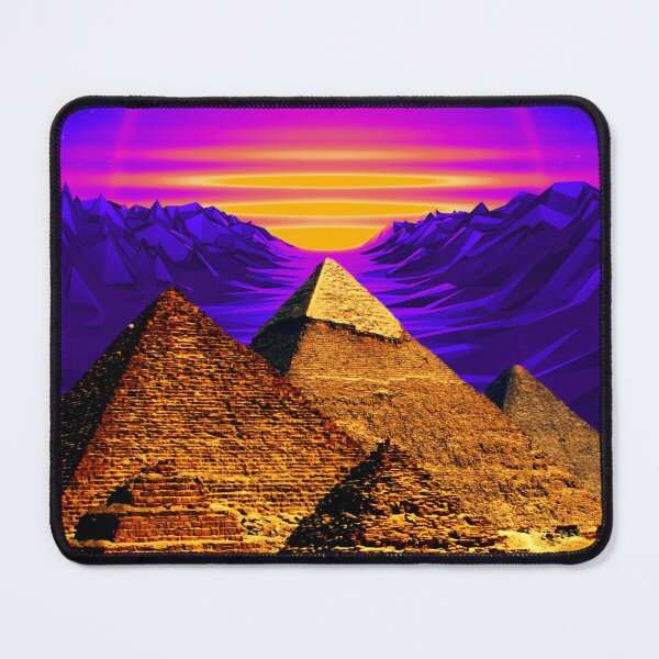 Item preview, Retro wave background with pyramid designed and sold by Easywear.